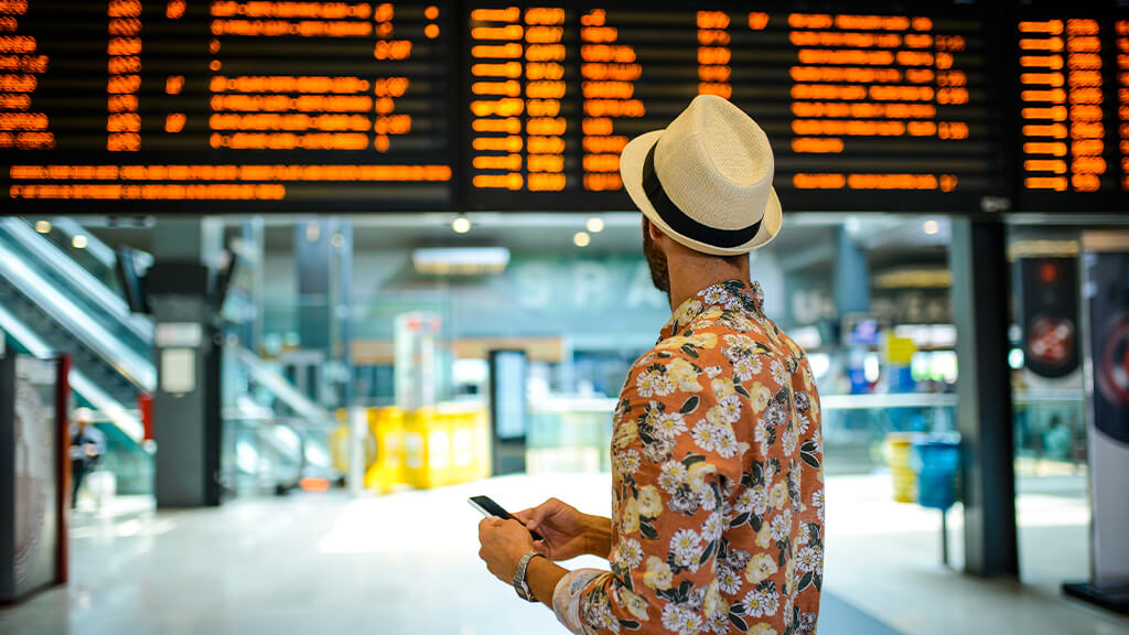 tableau des vols dans un aeroport